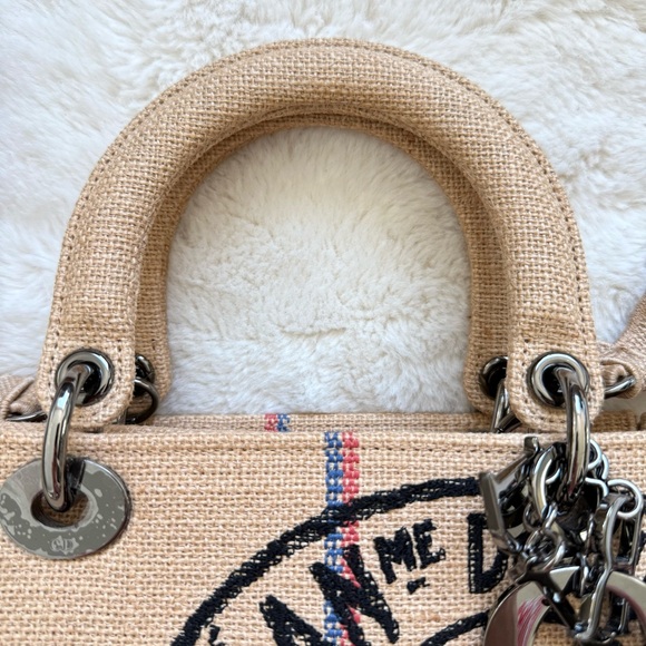 NEW!!! Christian Dior D-LITE Lady Bag Medium Authentic Retail 5850$ - Picture 11 of 16